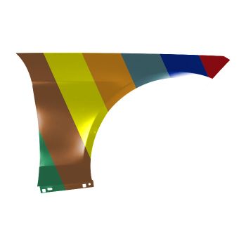 MERCEDES-BENZ E-CLASS WAGON (212) FENDER RIGHT (Passenger Side) (STEEL)(EXC E63) OEM#2128801218-PFM 2011-2016 PL# MB1241134-PFM