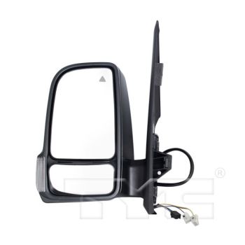 MERCEDES-BENZ SPRINTER DOOR MIRROR LEFT (Driver Side) PWR/HTD/M-FOLD (WO/CAMERA)(TEX CVR) OEM#9108111100-PFM 2019-2024 PL# MB1320120