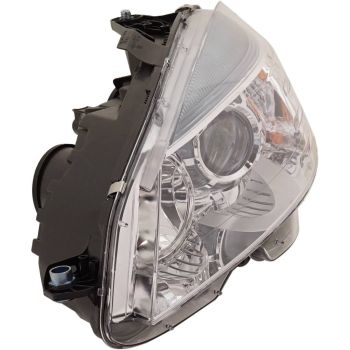 MERCEDES-BENZ C-CLASS SEDAN (204) HEAD LAMP ASSEMBLY LEFT (Driver Side) CHROME (FROM 2-9-07)(HALOGEN) **CAPA** OEM#2049065503 2008-2011 PL# MB2502163C