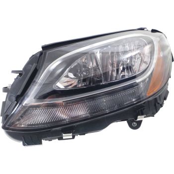 MERCEDES-BENZ C-CLASS SEDAN HEAD LAMP LEFT (Driver Side) (HALOGEN HEAD/LAMP)**CAPA** OEM#2059067102 2015-2018 PL# MB2502220C