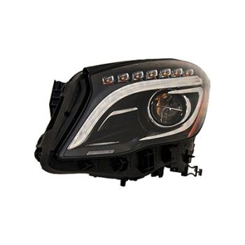 MERCEDES-BENZ GLA-CLASS  HEAD LAMP UNIT LEFT (Driver Side) (BI-XENON)(WO/ADAPTIVE HL) **CAPA** OEM#1569063500 2015-2018 PL# MB2502234C