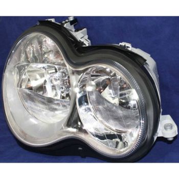 MERCEDES-BENZ C-CLASS SEDAN/WAGON (203) HEAD LAMP ASSEMBLY RIGHT (Passenger Side) (HALOGEN)(EXC C55) OEM#2038201659 2005-2007 PL# MB2503148