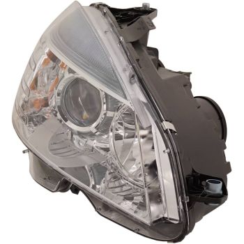 MERCEDES-BENZ C-CLASS SEDAN (204) HEAD LAMP ASSY RIGHT (Passenger Side) CHROME (FROM 2-9-07)(HALOGEN) OEM#204906560380 2008-2011 PL# MB2503163