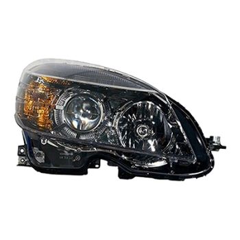 MERCEDES-BENZ C-CLASS SEDAN (204) HEAD LAMP ASSEMBLY RIGHT (Passenger Side) BLACK (HALOGEN) OEM#2048202239 2008-2011 PL# MB2503185