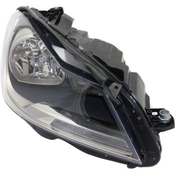 MERCEDES-BENZ C-CLASS SEDAN (204) HEAD LAMP ASSEMBLY RIGHT (Passenger Side) (HALOGEN)(BLK BEZEL) **CAPA** OEM#2048200039 2012-2014 PL# MB2503186C