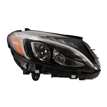 MERCEDES-BENZ C-CLASS CONV HEAD LAMP RIGHT (Passenger Side) (LED HEAD LAMP WO/ADAPTIVE) OEM#205906780364 2017-2018 PL# MB2503227