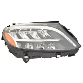 MERCEDES-BENZ C-CLASS SEDAN HEAD LAMP RIGHT (Passenger Side) (LED HEAD LAMP WO/ADAPTIVE) **CAPA** OEM#2059066104 2019-2021 PL# MB2519113C