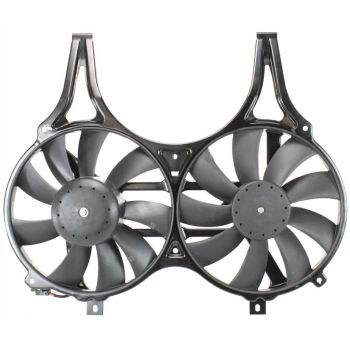 MERCEDES-BENZ E-CLASS (210) (SEDAN /WAGON ) RADIATOR & A/C FAN ASSY OUTER (E430/E55)(DUAL FAN)(W/O SHROUD) OEM#0015003893 2000-2002 PL# MB3115109