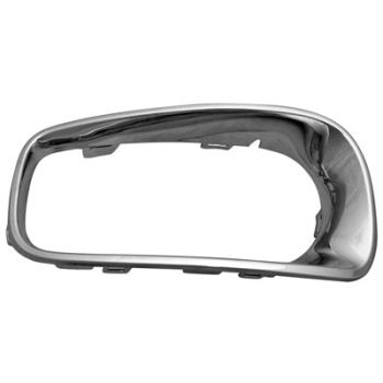 MINI COOPER COUNTRYMAN FOG LAMP COVER BEZEL RIGHT (Passenger Side) CHROME (BASE/S)(WO/JCW)(W/OFF ROAD PKG) OEM# 51117405384 2017-2020 PL# MC1039110