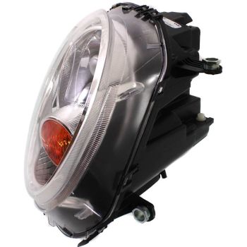 MINI COOPER CLUBMAN HEAD LAMP ASSY RIGHT (Passenger Side) (HALOGEN)(YELLOW SIGNAL) OEM# 63122751870 2008-2014 PL# MC2503105