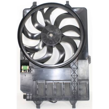 MINI COOPER HATCHBACK RADIATOR & A/C FAN ASSY (SINGLE FAN)(To 3-03) OEM# 17101475577 2002-2003 PL# MC3115101