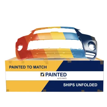 MITSUBISHI OUTLANDER  (7 SEATER) FRONT BUMPER COVER PRM/LWR-TEXT (W/HOLES FOR LOWER PAD)**CAPA** OEM#6400D099 2010-2013 PL# MI1000328C