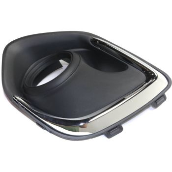 MITSUBISHI OUTLANDER SPORT (5 SEATER) FOG LAMP BEZEL LEFT (Driver Side) CHR/BLK (EXC 15- W/LED DRL) OEM#8321A517 2013-2015 PL# MI1038116