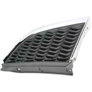 MITSUBISHI GALANT GRILLE LEFT (Driver Side) CHR/SLV/GRAY OEM#MN161845HA 2004-2006 PL# MI1200250