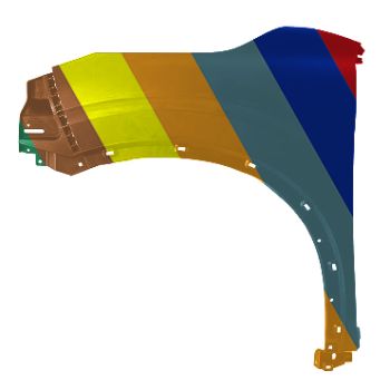 MITSUBISHI OUTLANDER (7 SEATER) FENDER LEFT (Driver Side) **CAPA** OEM#63113W190P 2022-2024 PL# MI1240184C