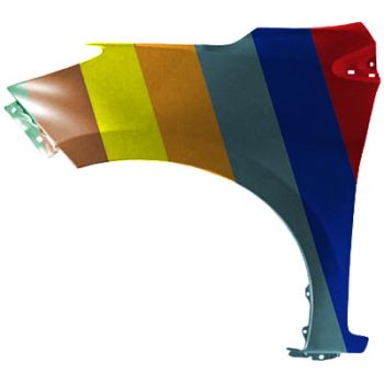 MITSUBISHI MIRAGE G4 SEDAN FENDER LEFT (Driver Side) (WO/SIDE LAMP)(SE) OEM#5220AT69 2021-2024 PL# MI1240187