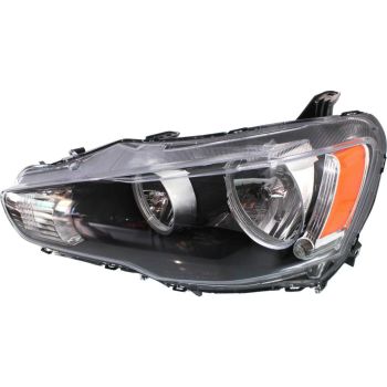 MITSUBISHI LANCER HEAD LAMP ASSY LEFT (Driver Side) (HALOGEN)(To 11-08) OEM#8301B075 2008-2009 PL# MI2502139