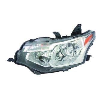 MITSUBISHI OUTLANDER (7 SEATER) HEAD LAMP ASSY LEFT (Driver Side) (HALOGEN) OEM#8301D099 2014-2015 PL# MI2502163