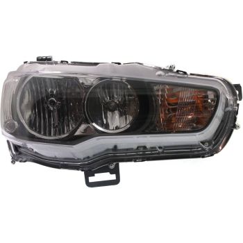 MITSUBISHI LANCER SPORTBACK HEAD LAMP ASSY RIGHT (Passenger Side) (HALOGEN) OEM#8301C362 2009-2017 PL# MI2503158