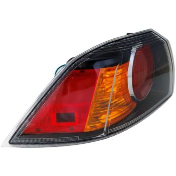 MITSUBISHI LANCER EVOLUTION TAIL LAMP ASSY LEFT (Driver Side) (OUTER)(BLACK BEZEL)**CAPA** OEM#8330A621 2009-2015 PL# MI2804103C