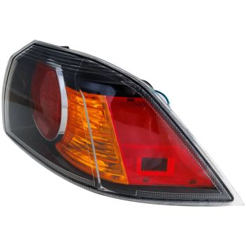 MITSUBISHI LANCER EVOLUTION  TAIL LAMP ASSY RIGHT (Passenger Side) (OUTER)(BLACK BEZEL)**CAPA** OEM#8330A622 2009-2015 PL# MI2805103C