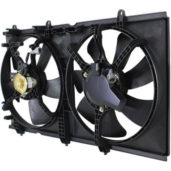 MITSUBISHI LANCER (EXC EVOLUTION) RADIATOR & A/C FAN ASSY (W/ 2.0 L) OEM#MR968365-PFM 2003-2007 PL# MI3115119