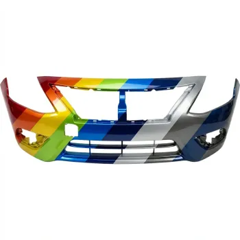 2015-2019 NISSAN VERSA SEDAN Front Bumper with Chrome Lower Molding CAPA OEM# FBM229KM1J PL# NI1000300C