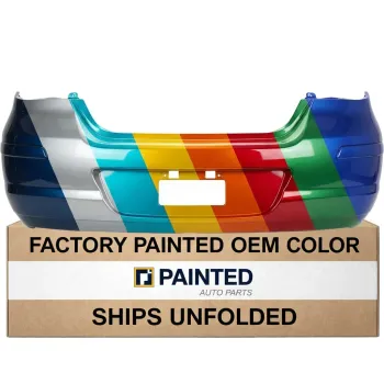 2007-2012 NISSAN VERSA HATCHBACK Rear Bumper with Built-In Molding CAPA OEM# HEM22EM30J PL# NI1100250C