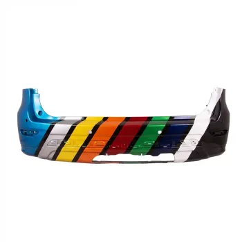 2014 NISSAN PATHFINDER HYBRID Rear Bumper CAPA Textured Lower Premium With Sensor With Tow Hitch OEM# 850223KA2H PL# NI1100293C