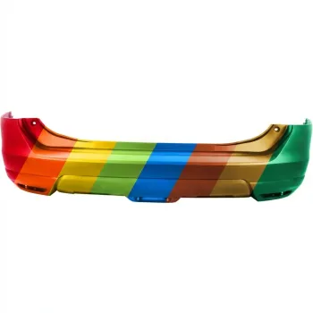 2014-2016 NISSAN ROGUE 2.5L Rear Bumper CAPA OEM 850229TA0H PL# NI1100295C