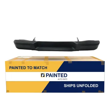 NISSAN(DATSUN) NV1500/2500/3500 REAR BUMPER FACE BAR BLACK W/STEP PAD (WO/SENSOR) OEM#850101PA0A 2012-2021 PL# NI1102166