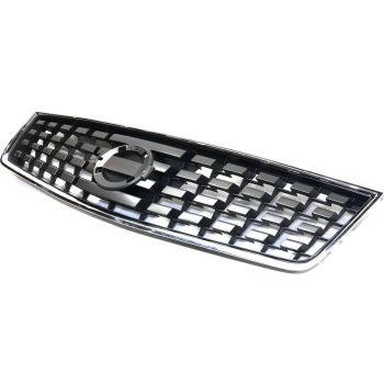 NISSAN(DATSUN) SENTRA GRILLE CHR/GRAY 2.0L (EXC SR) **CAPA** OEM#62070ET000 2007-2009 PL# NI1200222C