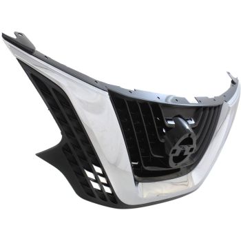 NISSAN(DATSUN) MURANO GRILLE ASSEMBLY CHR/BLK **CAPA** OEM#623109UA8A 2015-2018 PL# NI1200278C