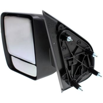 NISSAN(DATSUN) NV1500/2500/3500 DOOR MIRROR LEFT (Driver Side) MANUAL (BLACK CVR) (SINGLE ARM) OEM#963021PA6E-PFM 2012-2021 PL# NI1320232
