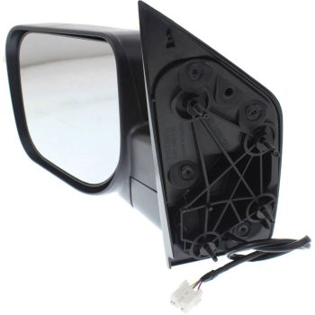 NISSAN(DATSUN) TITAN DOOR MIRROR LEFT (Driver Side) PWR/N-HTD (CHROME CVR)(W/O DUAL ARM) OEM#96302ZR20A 2011-2015 PL# NI1320249