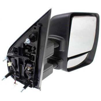 NISSAN(DATSUN) NV1500/2500/3500 DOOR MIRROR RIGHT (Passenger Side) POWER/HEATED (CHROME CVR)(DUAL ARM) OEM#963011PA3E-PFM 2012-2021 PL# NI1321222