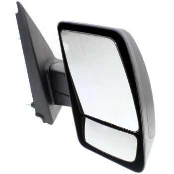 NISSAN(DATSUN) NV1500/2500/3500 DOOR MIRROR RIGHT (Passenger Side) MANUAL (BLACK CVR) (SINGLE ARM) OEM#963011PA6E-PFM 2012-2021 PL# NI1321232