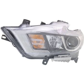 NISSAN(DATSUN) MAXIMA HEAD LAMP ASSEMBLY LEFT (Driver Side) (HALOGEN)(WO/LED DRL)(S/SL/SV) **CAPA** OEM#260604RF0B 2016-2018 PL# NI2502235C