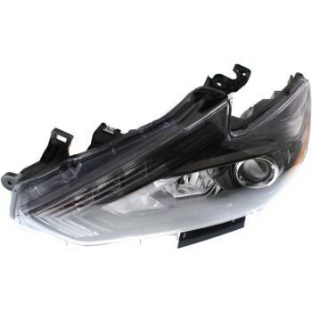 NISSAN(DATSUN) ALTIMA SEDAN HEAD LAMP ASSEMBLY LEFT (Driver Side) (LED HEAD/LAMP)(W/LED DRL)(BLK BEZEL)**CAPA** OEM#260609HS3B 2016-2018 PL# NI2502243C
