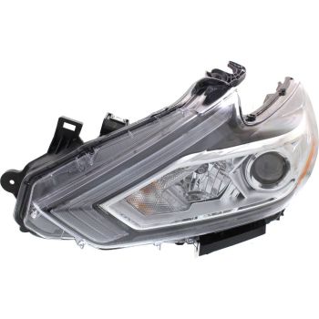 NISSAN(DATSUN) ALTIMA SEDAN HEAD LAMP ASSEMBLY LEFT (Driver Side) (HALOGEN)(WO/LED DRL)(CHR BEZEL) OEM#260609HS9A 2016-2018 PL# NI2502247