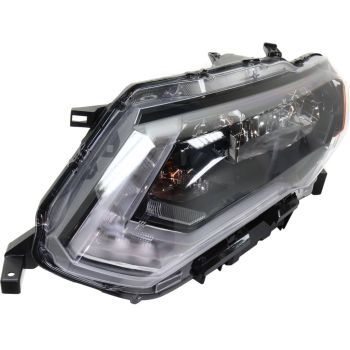 NISSAN(DATSUN) ROGUE HYBRID HEAD LAMP ASSEMBLY LEFT (Driver Side) (HALOGEN HEAD/LAMP)**CAPA** OEM#260606FL0A 2017-2019 PL# NI2502254C