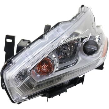 NISSAN(DATSUN) MURANO HEAD LAMP ASSEMBLY LEFT (Driver Side) (HALOGEN HEAD/LAMP)**CAPA** OEM#260605AA9C 2017 PL# NI2502255C