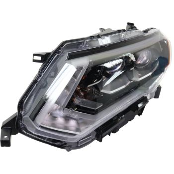 NISSAN(DATSUN) ROGUE (2.5L) HEAD LAMP ASSEMBLY LEFT (Driver Side) (FULL LED) OEM#260606FL6A 2017-2018 PL# NI2502256