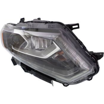 NISSAN(DATSUN) ROGUE (2.5L) HEAD LAMP ASSEMBLY RIGHT (Passenger Side) (LED HEAD/LAMP)(WO/AUTO LIGHT CONTROL)**CAPA** OEM#260104BA5A 2014-2016 PL# NI2503228C
