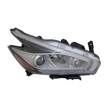 NISSAN(DATSUN) MURANO HEAD LAMP ASSEMBLY RIGHT (Passenger Side) (HALOGEN HEAD/LAMP)**CAPA** OEM#260105AA9A 2015-2016 PL# NI2503232C