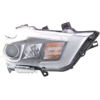 NISSAN(DATSUN) MAXIMA HEAD LAMP ASSEMBLY RIGHT (Passenger Side) (HALOGEN)(WO/LED DRL)(S/SL/SV) OEM#260104RF0B 2016-2018 PL# NI2503235