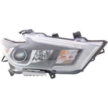 NISSAN(DATSUN) MAXIMA HEAD LAMP ASSEMBLY RIGHT (Passenger Side) (HALOGEN)(WO/LED DRL)(S/SL/SV)**CAPA** OEM#260104RF0B 2016-2018 PL# NI2503235C