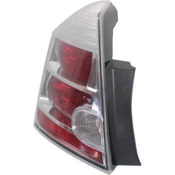 NISSAN(DATSUN) SENTRA TAIL LAMP ASSEMBLY LEFT (Driver Side) (CHROME BEZEL)(2.0L)(EXC SR) OEM#26555ZT50A 2010-2012 PL# NI2800187