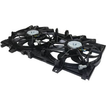 NISSAN(DATSUN) ROGUE (2.5L) RADIATOR & A/C FAN ASSEMBLY (2.5L)(DUAL FAN) OEM#214814BA0A 2014-2020 PL# NI3115150