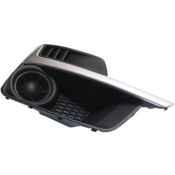 SUBARU IMPREZA 2.0 FOG LAMP COVER RIGHT (Passenger Side) W/SILVER MOLDING (WO/FOG) OEM#57731FJ380 2015-2016 PL# SU1039111